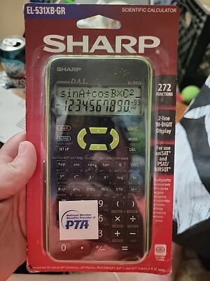 Sharp EL-531XBGR Engineering/Scientific Calculator (IL/RT6-19429-EL-531XBGR-NIB)