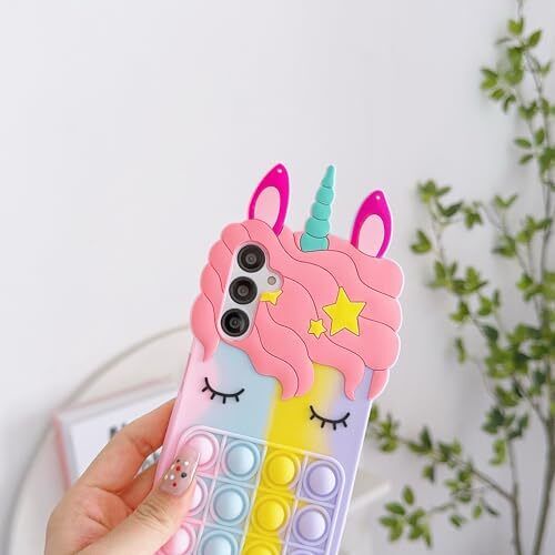 Stress Relief Phone Case for 5G/4G 6.6 inch with Strap,3D Samsung Galaxy A14 - Picture 4 of 8