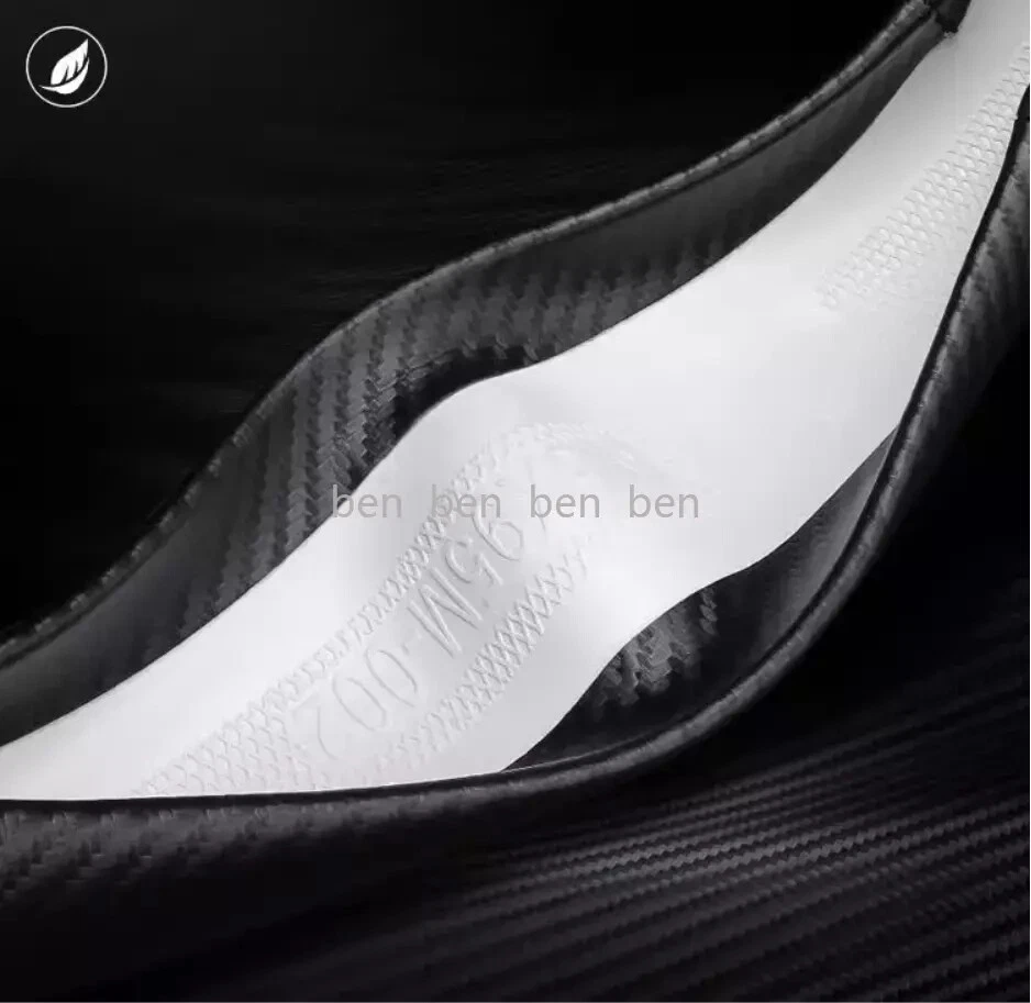 15" PU Leather+Carbon fiber Steering Wheel Cover For 1967-2025 Mazda All models - Image 3 of 4