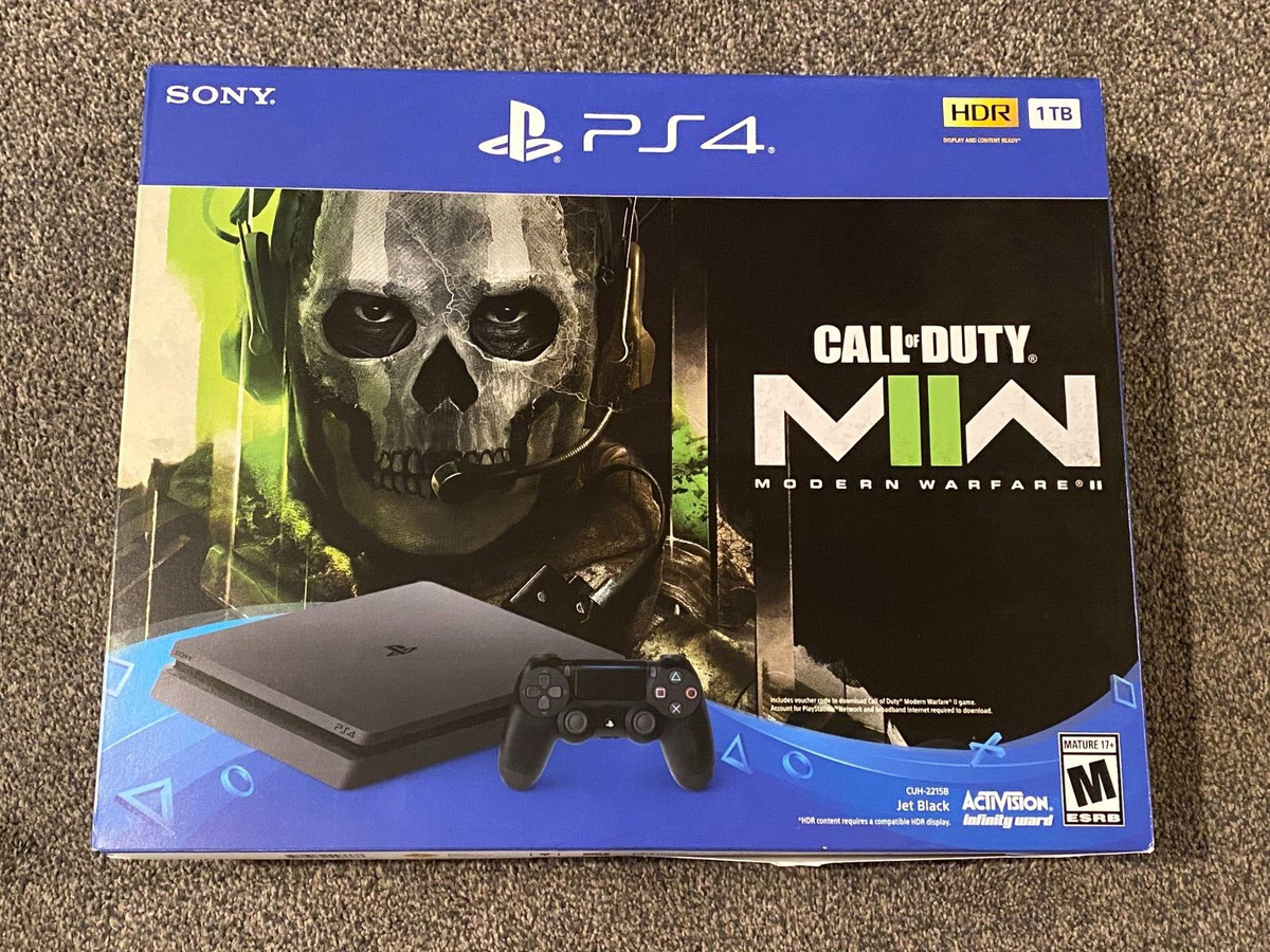 PS4 Call Of Duty Modern Warfare 2 Console 1TB + 1 Additional PS4 Game  Included 711719558668