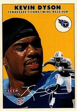 2000 Fleer Tradition Kevin Dyson Tennessee Titans #113 {BOX21}