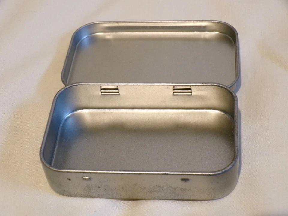 Fallout Med-Tek Fixer Mini Tobacco Tin –Printed Label Custom Replica – Used - Image 3 of 4