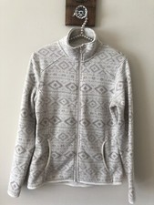 Eddie Bauer Womens Size M Cardigan Sweater Full Zip Pockets