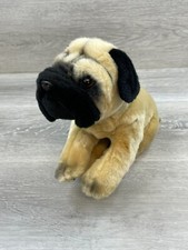 Toys R Us Animal Alley Stuffed Animal Pug Puppy Dog Plush Toy Brown - 11 inch