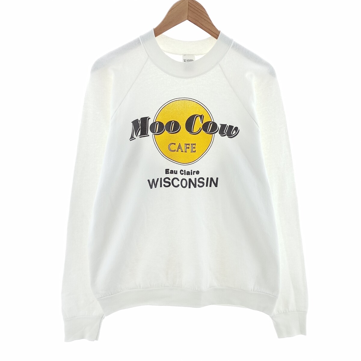 【reprint】 90's FRUIT OF THE LOOM sweat 90'S Fruit of the Loom parody print sweatshirt, made in the
