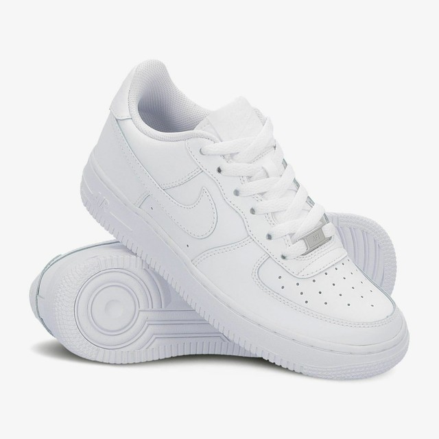 Nike Bambini Air Force 1 Scarpe Retrò Classico Scarpe da Ginnastica Bianco  | Acquisti Online su eBay