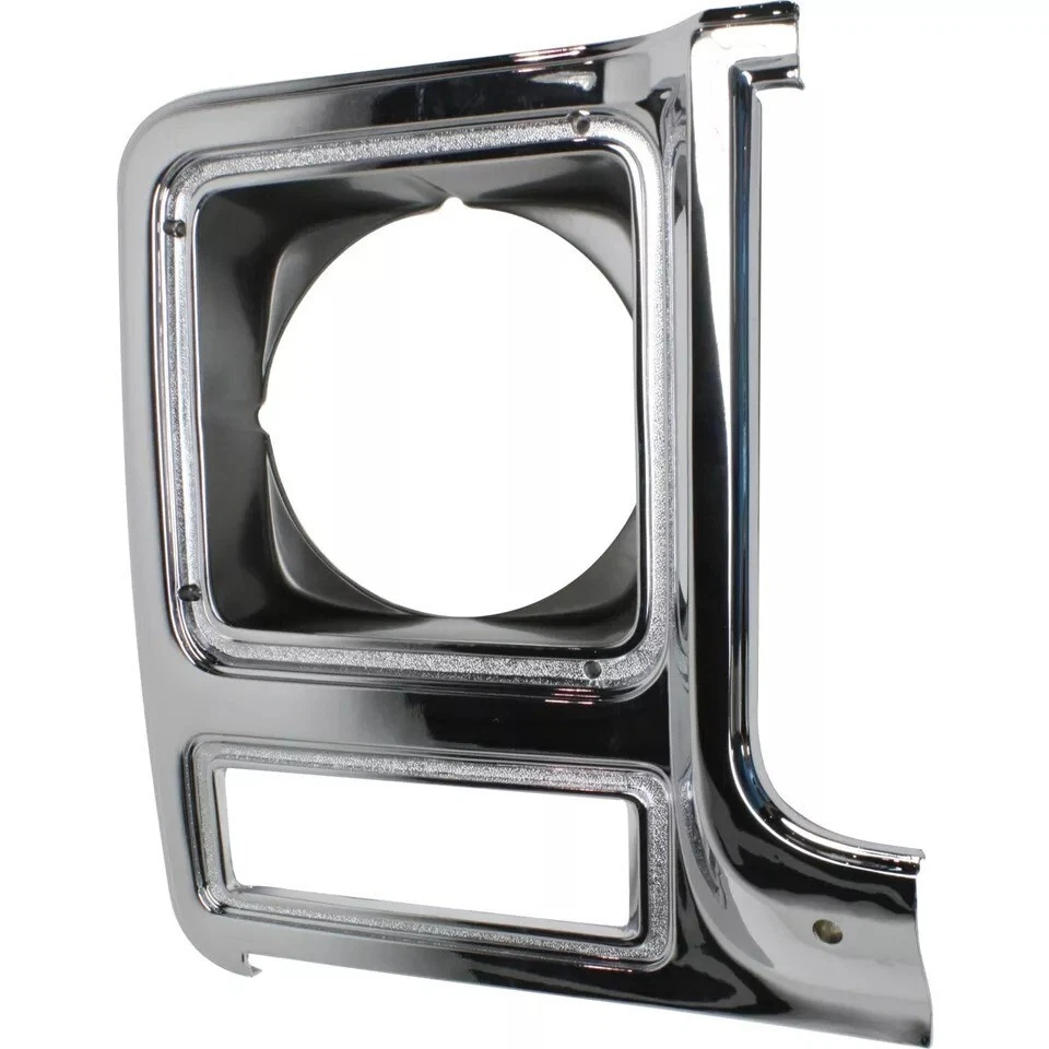 New Front Headlight Bezels Chrome 2PC Fits 1979-1980 Chevy GMC C/K Series Pickup Foto 3 de 4