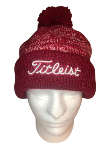 titleist pom pom golf beanie