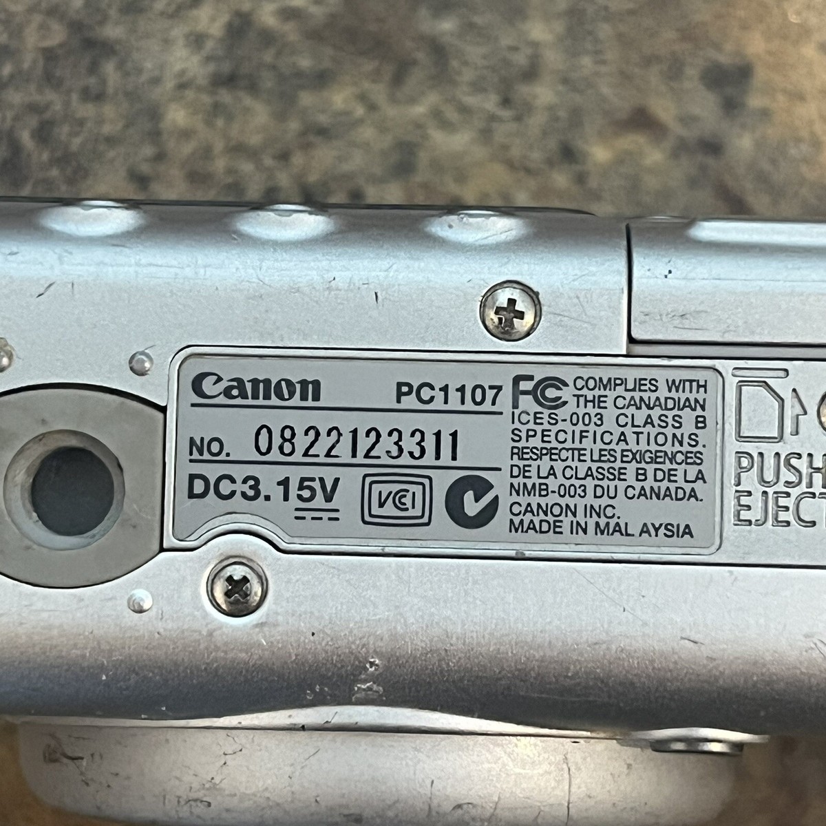 Canon PowerShot A510 3.2 Megapixel Digital Camera - PC1107 For