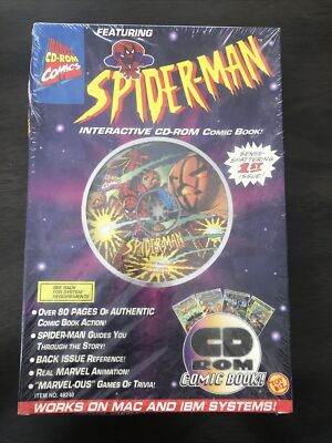 SPIDER-MAN INTERAKTIVE CD-ROM COMICBUCH VERSIEGELT
