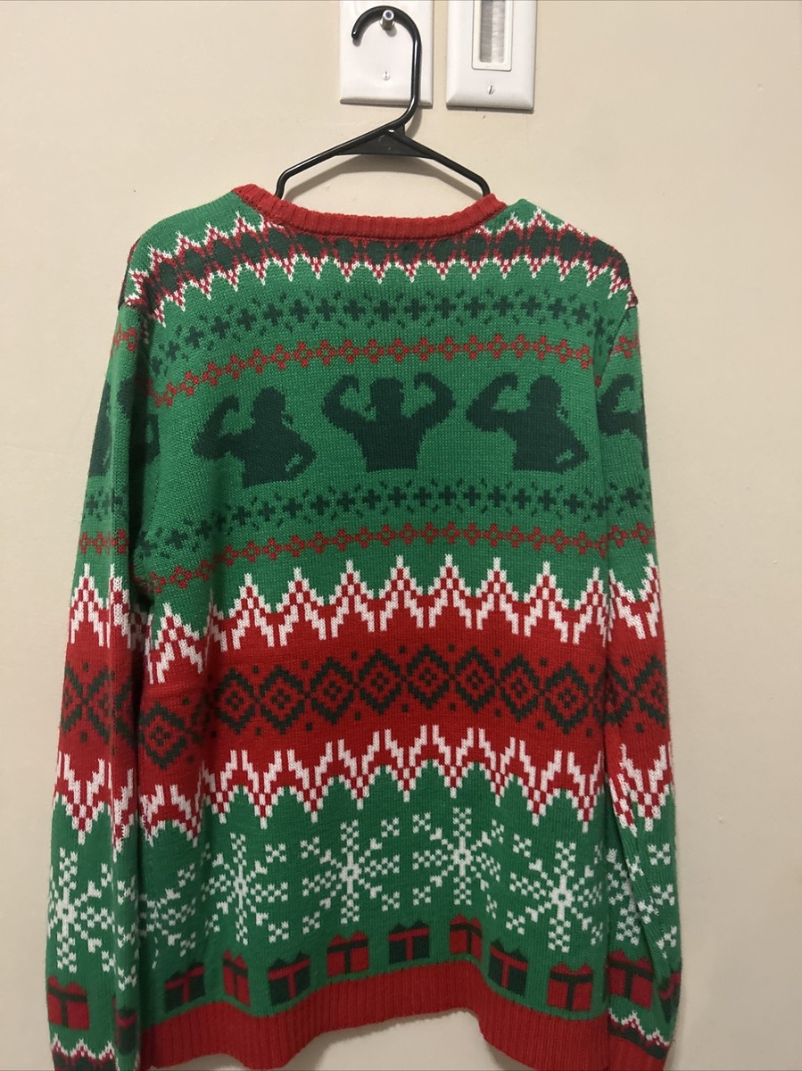 Ugly Sweater Men Blizzard Bay Men's Selfie Santa Ugly Christmas