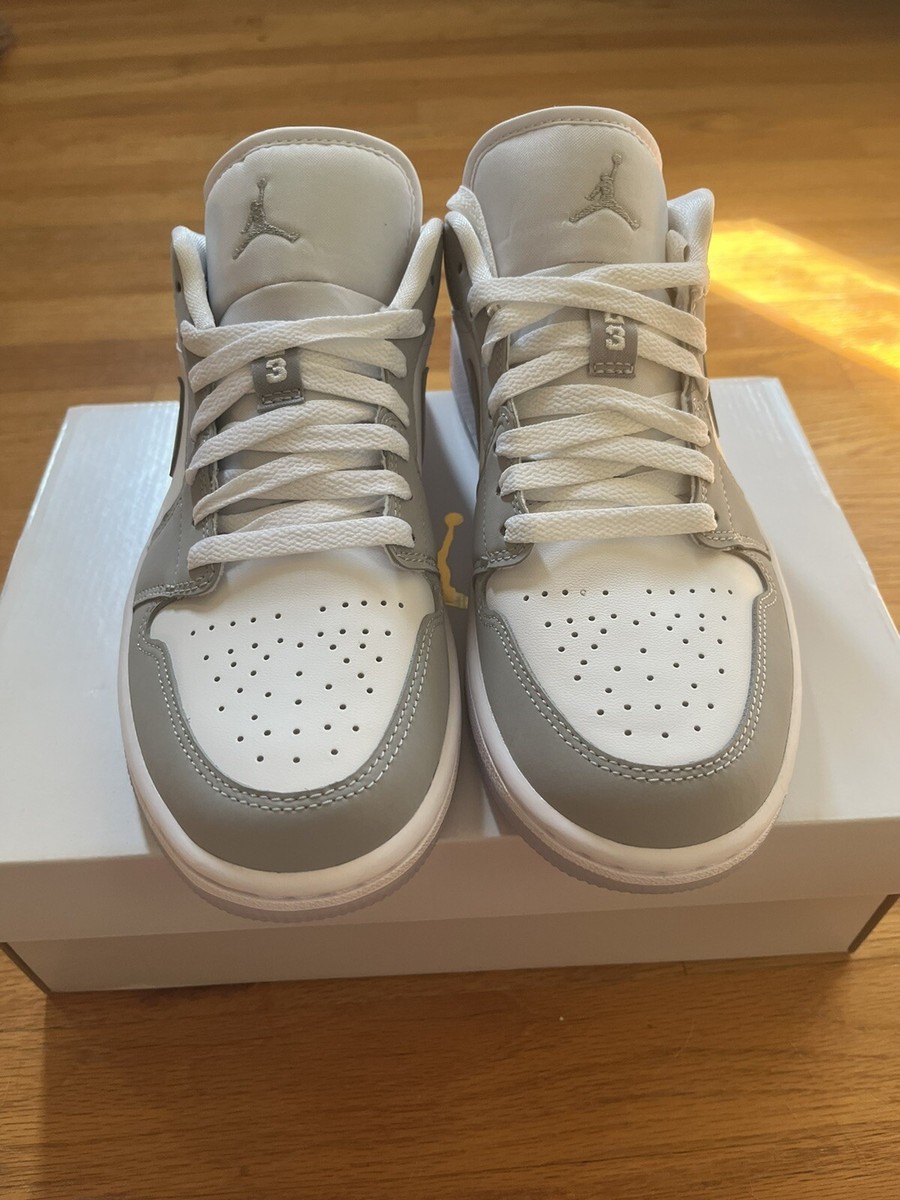 ★NIKE★ Air Jordan 1 Low W Wolf Gray White DC0774105 DC0774 31fGFaTdz1L.jpg_BO30,255,255,