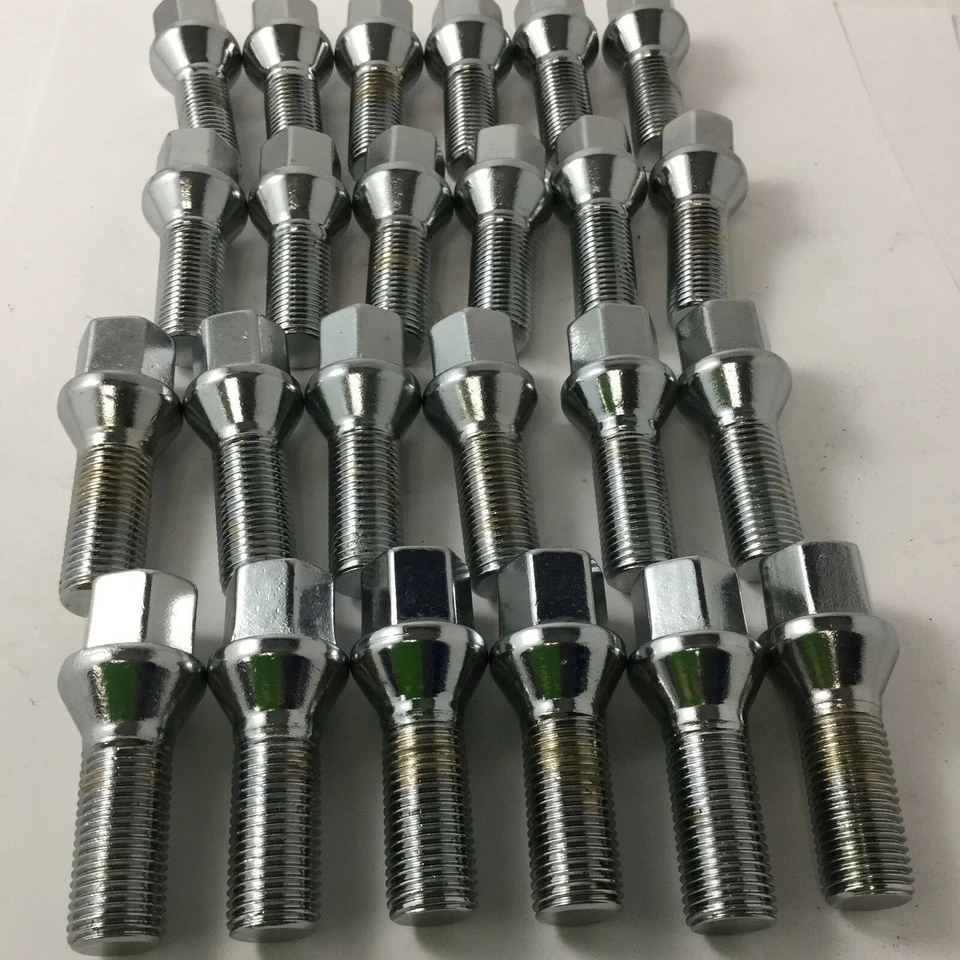 Set 24 Lug Bolts for Vision Warrior Wheels on Sprinter Vans 14mm x 1.5 - Image 3 of 4