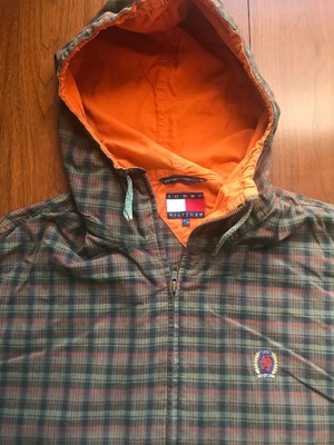 tommy hilfiger plaid hoodie