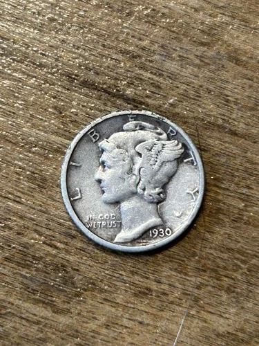 1930 Mercury Dime VF