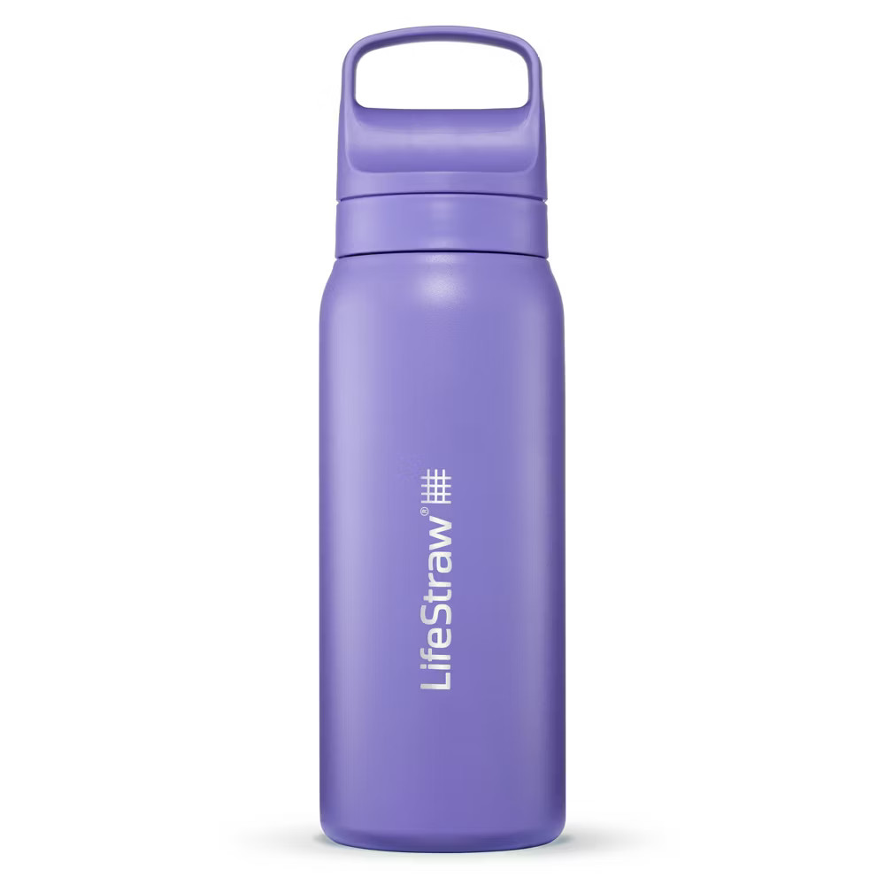 LifeStraw 24oz Go Series Stainless Steel Water Filter Bottle