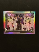 2025 Topps Series 1 - Los Angeles Dodgers #302 Rainbow Foilboard