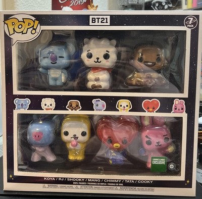 BT21-7 Pack Funko Pop Barnes & Noble Exclusive Koya Shooky Chimmy Tata Cooky RJ