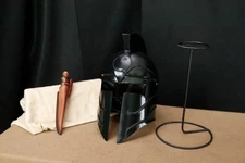Historical Armor Weapon Set: Roman, Viking, Medieval Knight Helmet & Knives