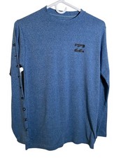 Billabong Boys/Kids Size 12 All Day Surf Shirt UVA,UVB Long Sleeve Loose Fit