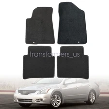 For 2007 2008 2009 2010 2011 2012 Nissan Altima Front & Rear Floor Mats Carpet