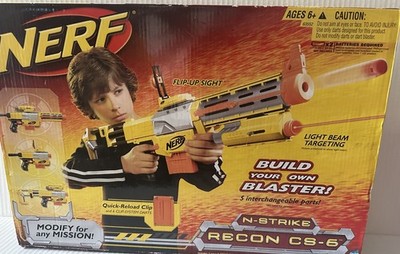 NERF N-Strike Recon CS-6 Dart Blaster Yellow - New and Sealed