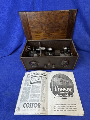 Cossor Empire Melody Maker Model 234 Valve Radio Receiver 1930s Kit Set
