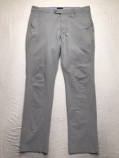 PETER MILLAR Crown Crafted Surge Performance Pants Men 35x32 Gale Gray Golf