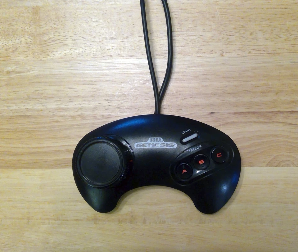 Sega Genesis Modded Vectrex Hydra Controller Spinner Joystick Control Panel Mod - Image 2 of 4