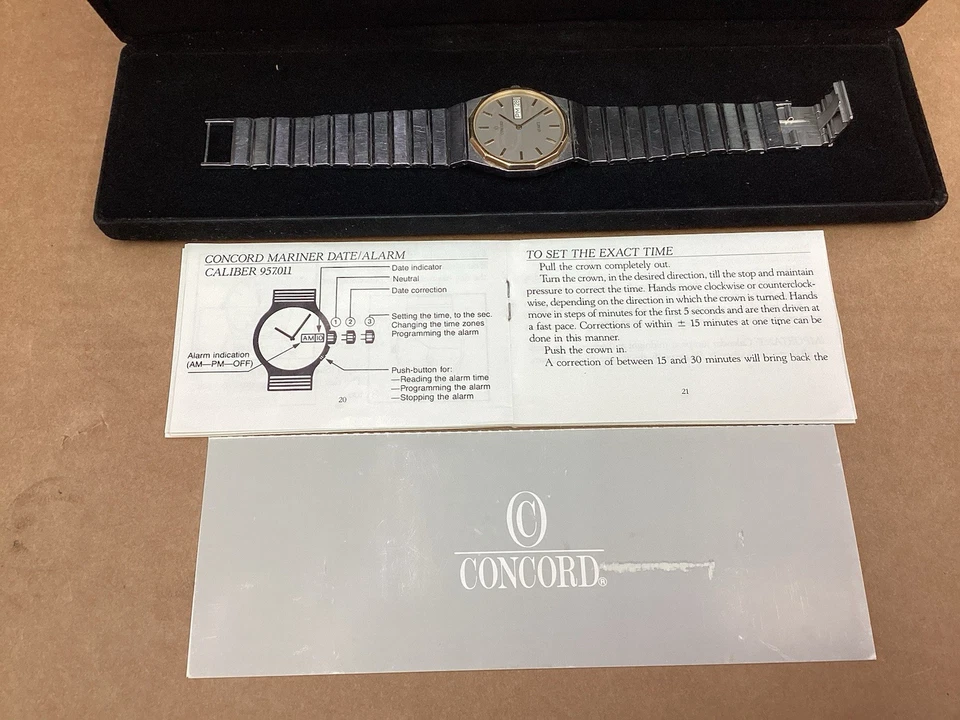 RELOJ CONCORD MODELO MARINER SG, NÚMERO DE SERIE 696740 en caja original Foto 2 de 4