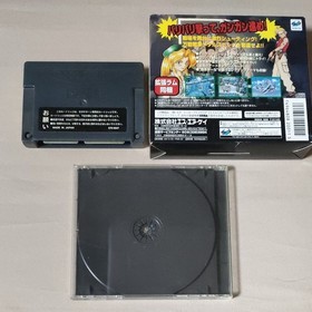 Sega Saturn Metal Slug SNK Video Game with RAM Cartridge Vintage Japan Import