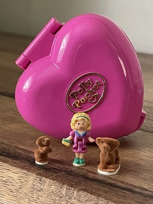 Vintage Polly Pocket 1993 Precious Puppies 100% komplett