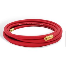 RX WELD Premium Air Acetylene Torch Hose, 15 FT with "A" Fitting - for Red 
