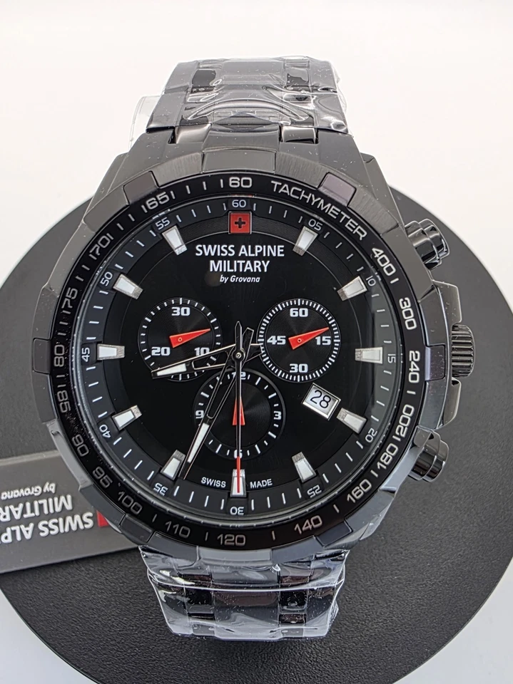 Swiss Alpine Military  SAM7043.9177 Man Quartz Watch Free FEDEX 2 DAY SHIPPING - Image 2 of 4