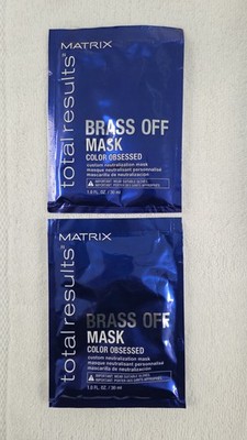 Matrix Total Results Color Obsessed Brass Off Neutralization Mask 1 Oz Lot Of 2