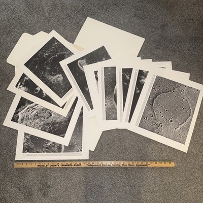 Itek - Apollo 15: A Portfolio 11 Large of Prints of the Moon 17x14  Very Good J8