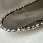 Michael Aram Silver Molten 21” Long, 4”Wide Scalloped Edge Hand Craft Oval Tray — photo 4