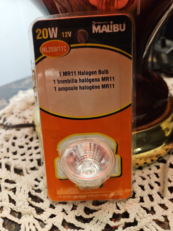 NEW Malibu 20W Halogen Bulb ML20W11C MR11 12V