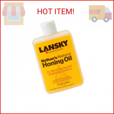 Lansky Nathan's Natural Honing Oil: Lubricant for Non-Diamond Knife Sharpening S