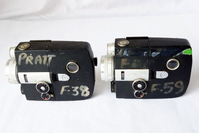 2 x Fuji Film FUJICA Single-8 Z2 Cameras Made In Japan for Parts