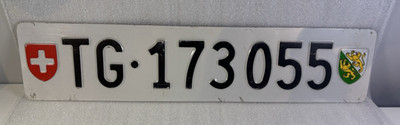 Schweiz Schweizer Thurgau (TG) Kantons Nummernschild