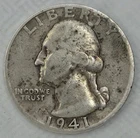1941-S FS-501 Washington Silver Quarter MMS-002 Die 2 of 10 Stage C LDS