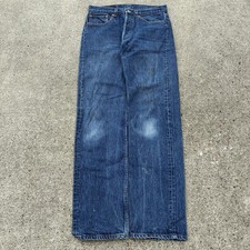 Vintage 80s Levis 501xx Jeans Mens 30x32 Button Fly USA Made Dark Wash Indigo