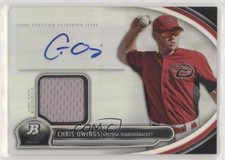 2013 Bowman Platinum Auto Relic Chris Owings #AR-CO Auto 7l6