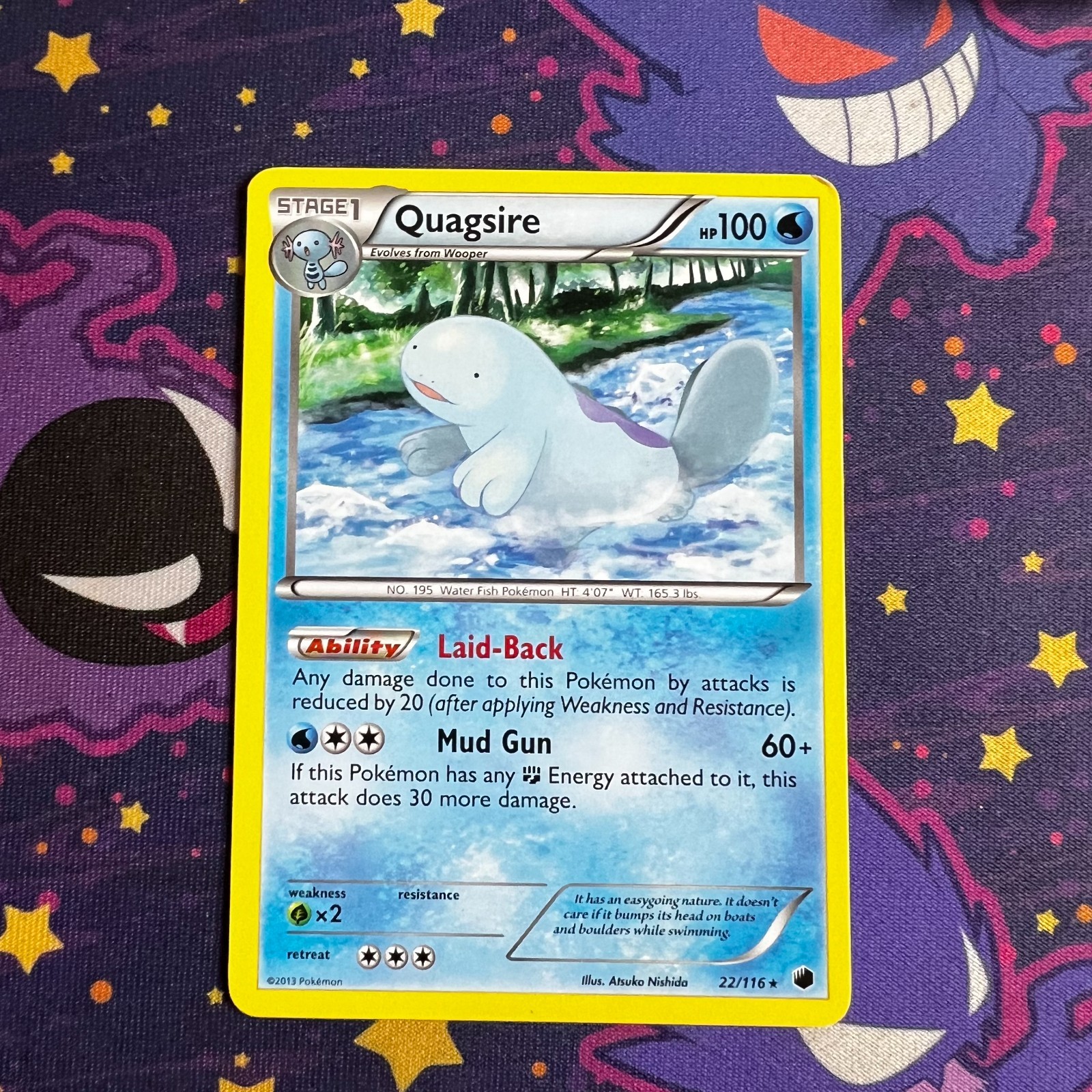 Pokemon - Quagsire - Plasma Freeze 22/116 - Rare - LP / mp