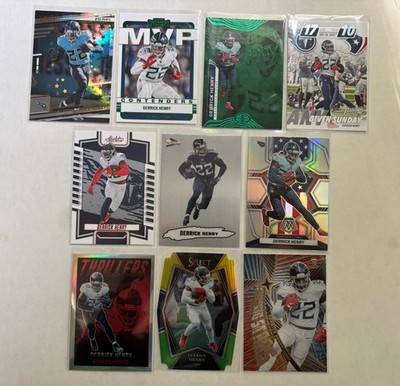 Derrick Henry Tennessee Titans 10 Card Lot