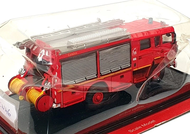 Del Prado 1/64 Scale FEN46 - 1995 Renault G230 FPTGP Fire Truck - Red - Image 2 of 4