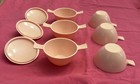 3 Vtg MCM Sugar & Creamer Sets Sun-Valley Pink Melmac Chicago 54 US Made — photo 10