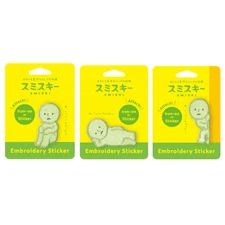 SMISKI Embroidery Sticker Hizakakaiski & Goroneski & Nozokiski Set of 3