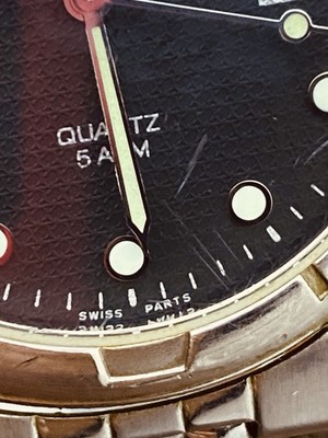 GM Quartz Swiss Parts Black Dail Wristwatch 38 mm Braslet #8121 | eBay